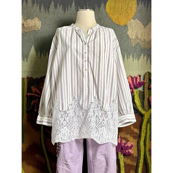 Anthropologie Lacey Tunic Top 2X - Picture 14 of 16